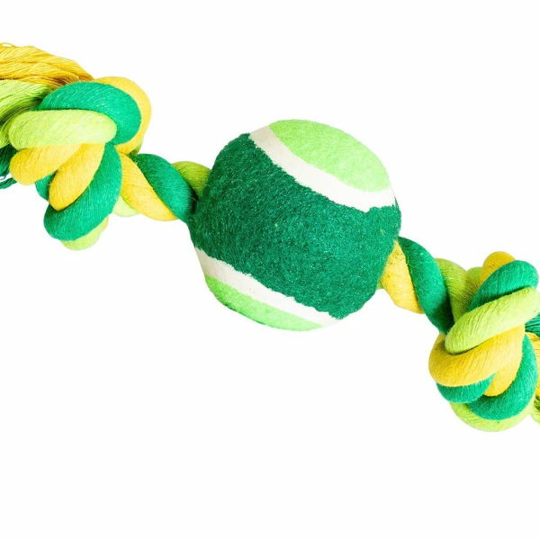 Uzel s tenisákem HipHop bavlněný 2 knoty 30 cm / 150 g limetková, zelená