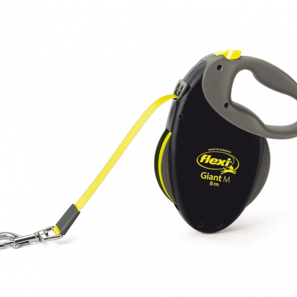Flexi Giant M Neon vodítko pásek