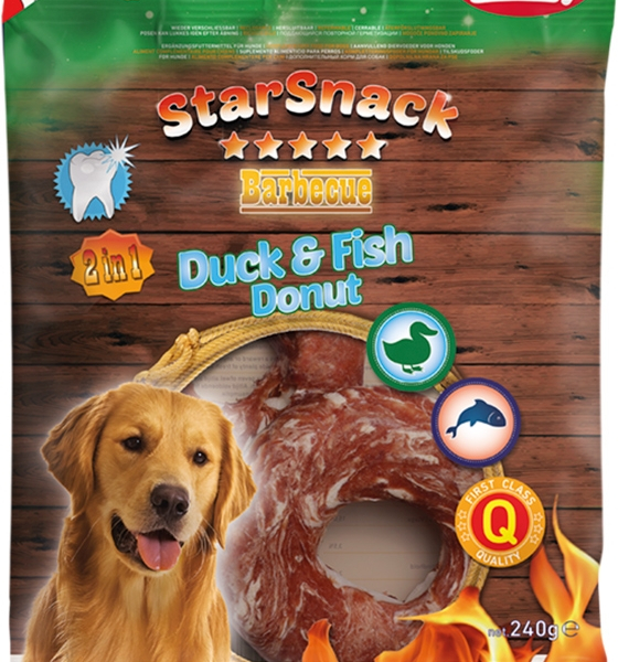 Nobby StarSnack BBQ Duck, Fish Donut pamlsky