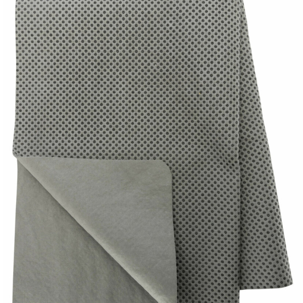 Ručník s vysokou absorbcí v plastovém obalu 66 x 43 cm šedá