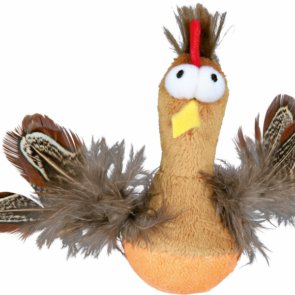 Bobo kuře s peřím a zvukem 10 cm (RP 0,90 Kč)