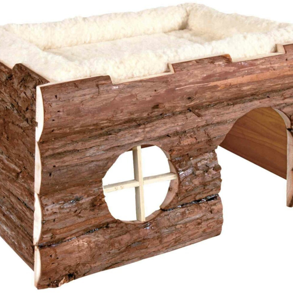 Natural Living přírodní dřevěný dům TILDE 39 x 22 x 29 cm