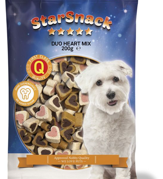 Nobby StarSnack Duo Heart Mix pamlsky pro psa