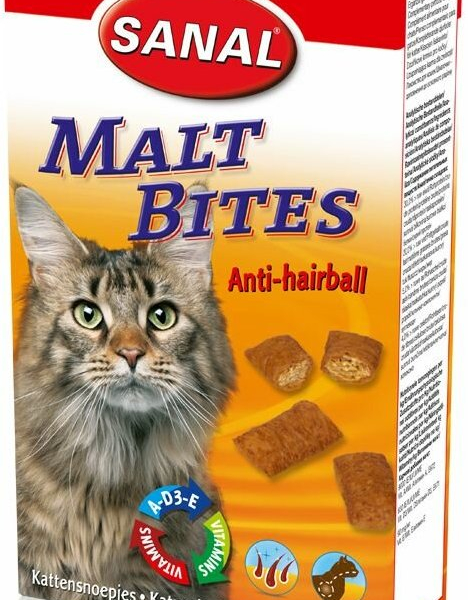 SANAL Maltbits - Anti-hairball proti bezoárům 75 g - DOPRODEJ