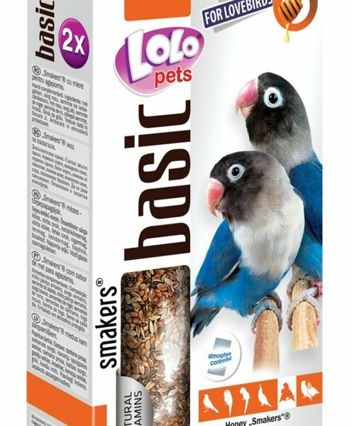 LOLO SMAKERS 2 klasy medové pro agapornisy 90 g