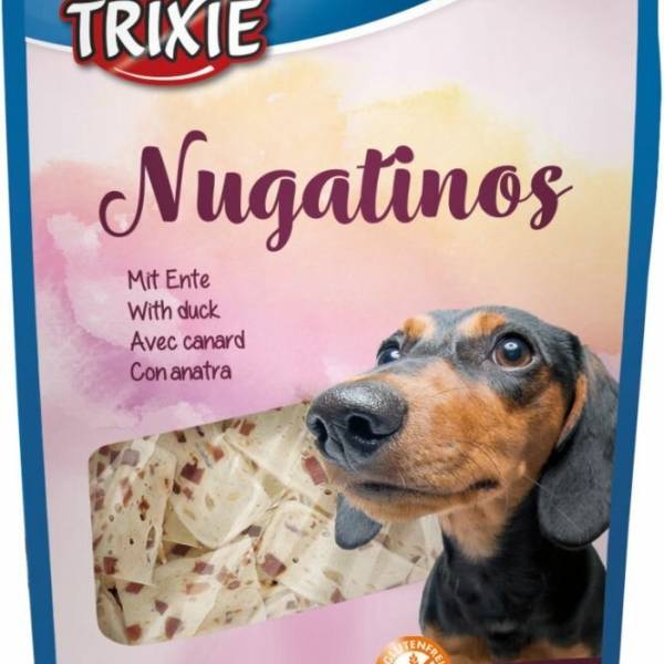 NUGATINOS, lupínky z buvolíkůže s kachním masem, 100g