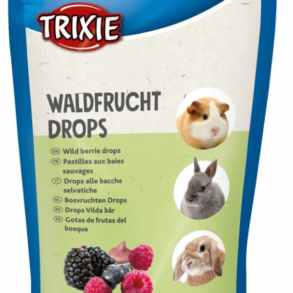 WILD BERRY drops, pamlsek pro hlodavce s lesními plody, 75 g
