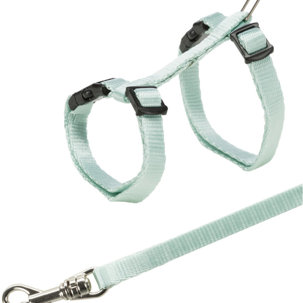 Nylonový postroj pro koťata jednobarevný 19-31cm/8mm TRIXIE