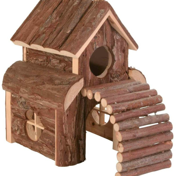 Natural Living dřevěný domek dvoupatrový FINN 13 x 20 x 20 cm