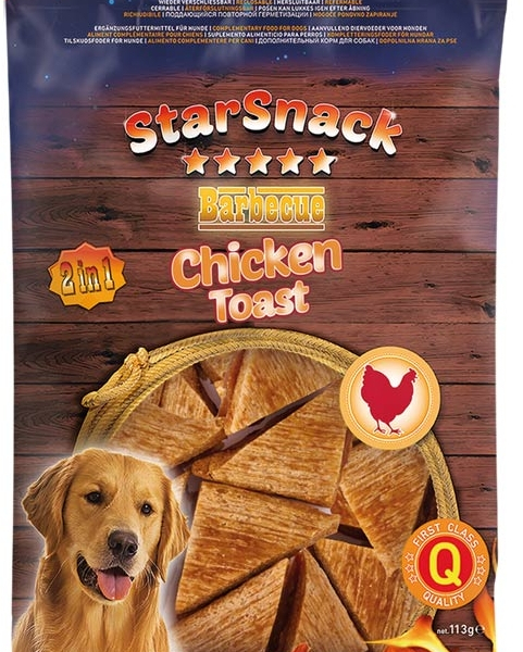 Nobby StarSnack BBQ pamlsky Kuřecí toasty 113g