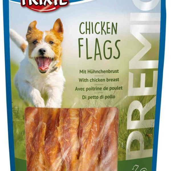 PREMIO Chicken Flags kuřecí prsa na buvolí tyčince 400g dóza
