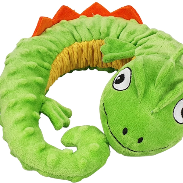 Nobby hračka pro psy stočený chameleon 25cm