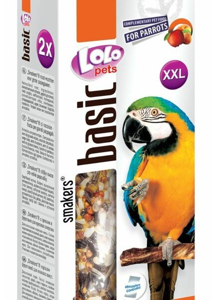 LOLO SMAKERS XXL 2 klasy pro velké papoušky