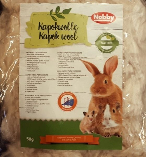 Nobby hnízdní materiál kapok vlna 50g