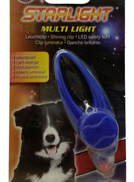 Starlight Multi Light blikající přívěšek na psí obojek 1ks