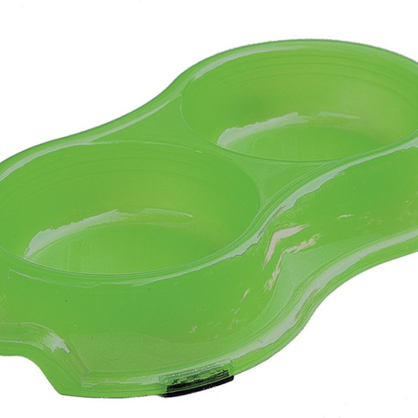 Nobby plastová dvojmiska zelená 2 x 325ml