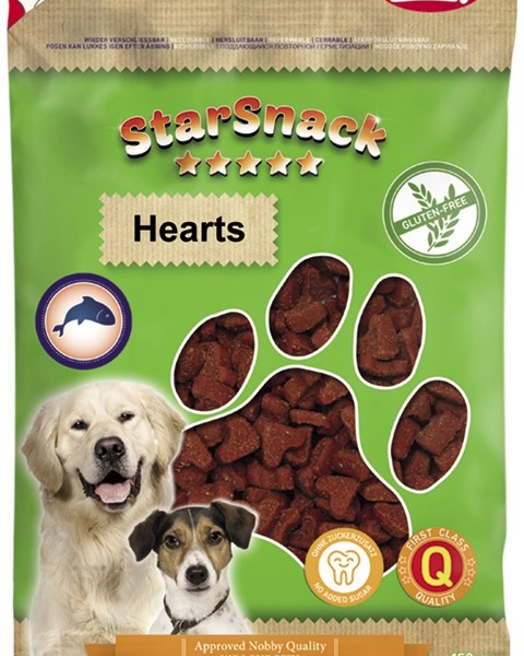 Nobby StarSnack Hearts GLUTEN FREE bezlepkové pamlsky srdíčka 150g