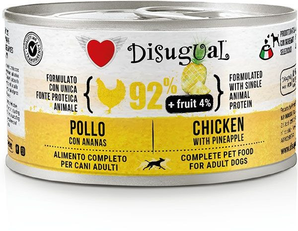 Disugual Fruit Dog Single Protein Kuře s ananasem konzerva