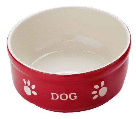 Nobby DOG miska červeno-béžová