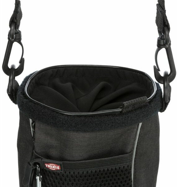 Sáček na pamlsky Multi Twist, ø 12 × 17 cm, černá/šedá