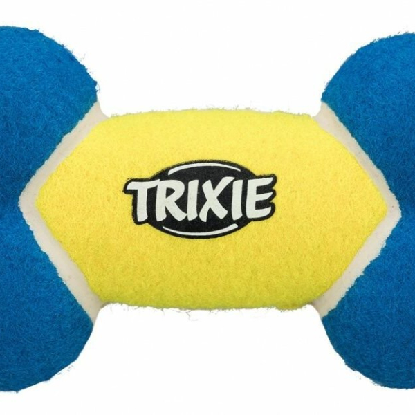 Tenisová kost modro-žlutá TRIXIE 17 cm - DOPRODEJ