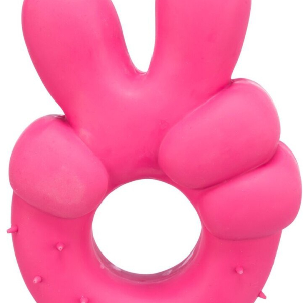 Mír, latexová hračka se zvukem, 14 cm