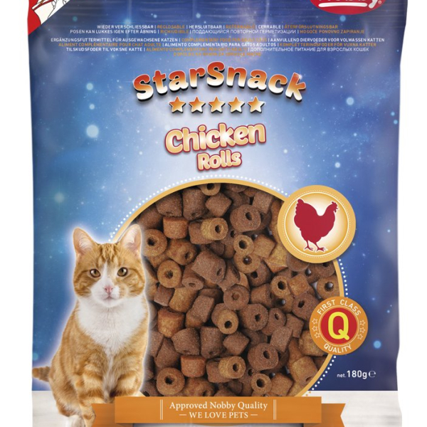 Nobby StarSnack Cat Chicken Rolls pamlsky 180g