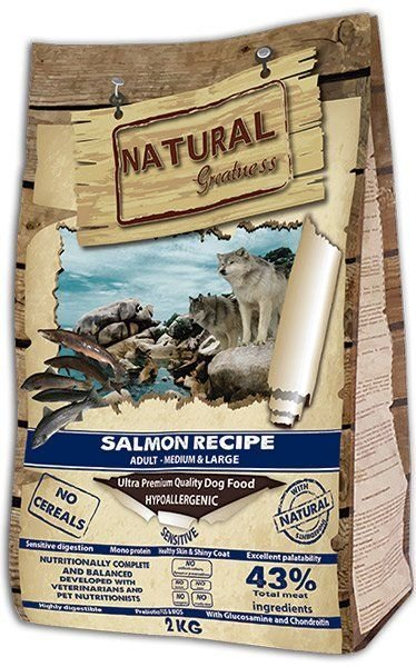 Natural Greatness Salmon Recipe Medium,Large /losos