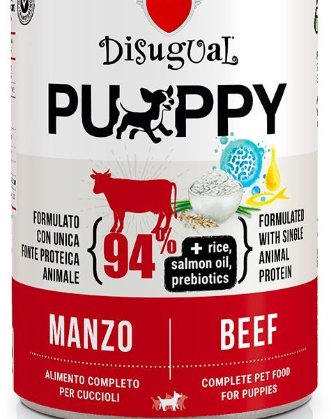 Disugual Dog Single Protein Puppy Hovězí konzerva
