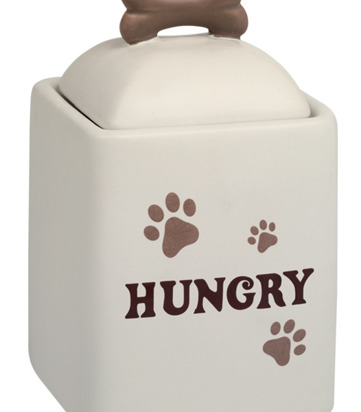 Nobby HUNGRY keramická matná dóza na krmení 10,5x18cm