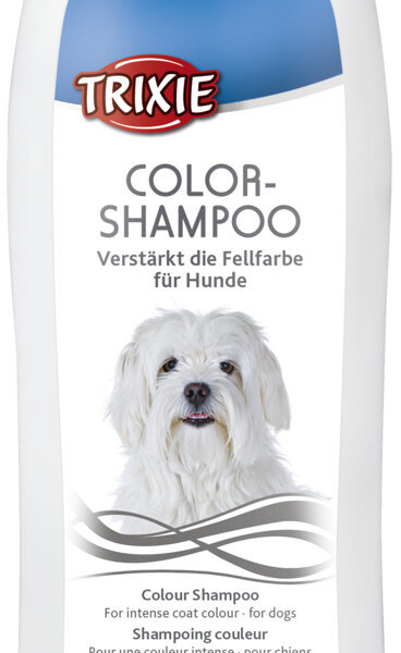 Color šampon-bílý 250ml TRIXIE - pro světlé a bílosrsté psy