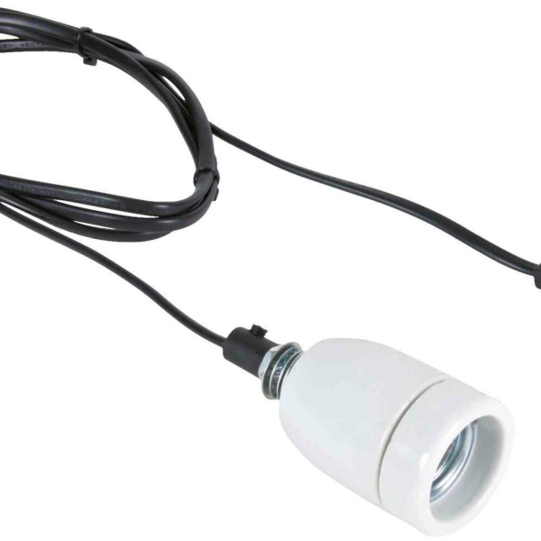 Porcelánová objímka Pro Socket do 250 W, 1,8 m (RP 2,10 Kč)