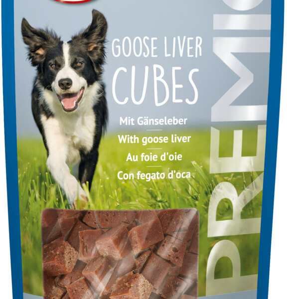 PREMIO Goose Liver Cubes, kostky s kachními játry, 100g