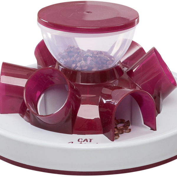 Cat Activity Tunnel Feeder - krmítko s tunýlky, ø 28 × 14 cm