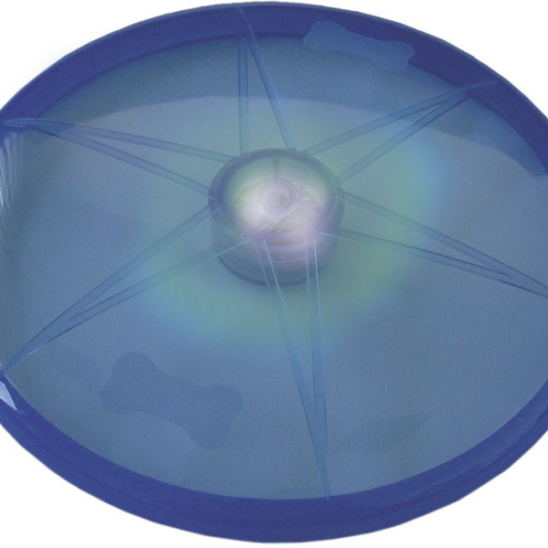 Nobby LED blikající frisbee pro psy modré