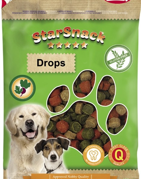 Nobby StarSnack Drops GLUTEN FREE bezlepkové pamlsky 150g