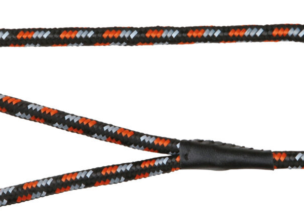 Mountain Rope trekové vodítko 15 m/8 mm černo/oranžové - DOPRODEJ