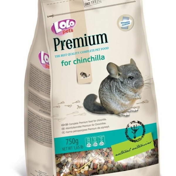 LOLO PREMIUM krmivo pro činčily 750 g sáček