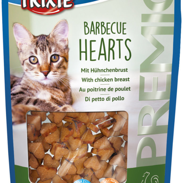 Premio BARBECUE HEARTS s kuřecím, grilovaná srdíčka 50 g