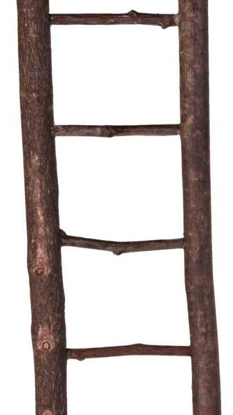 Natural Living dřevěný žebřík přírodní dřevo 5 příček