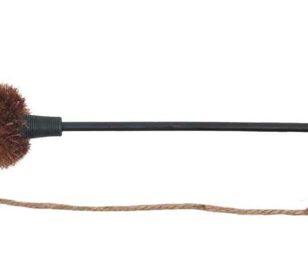 Škádlítko s motýlem a kuličkami, peří  54 cm