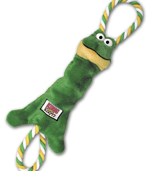 Kong Tugger Knots Frog přetahovadlo žába S/M 38cm