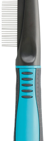 Hřeben jemný s rotačními zuby s protiskluzovou rukojetí 22cm