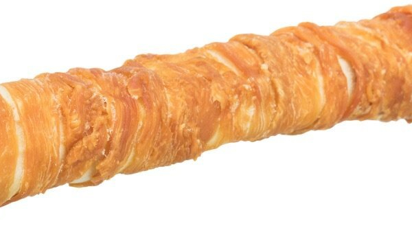 DENTAfun - buvolí rolka plněná hovězím, obalená kuřetem, 28 cm, 150 g