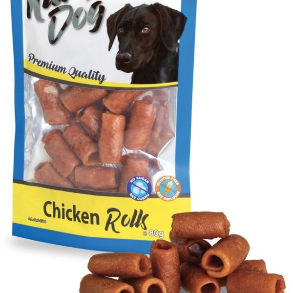 KIDDOG kuřecí trubičky řezané