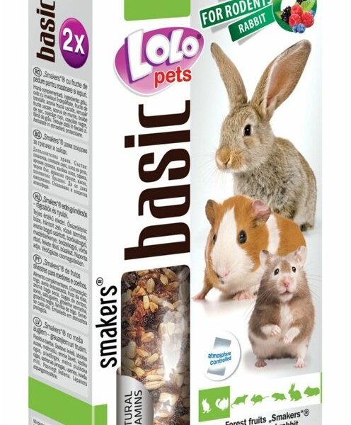 LOLO SMAKERS 2 klasy lesní ovoce pro hlodavce 90 g