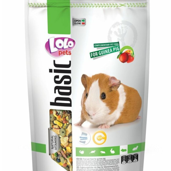LOLO BASIC ovocné krmivo pro morčata 600 g Doypack