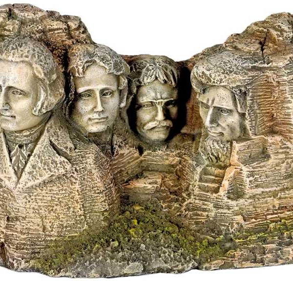 Nobby akvarijní dekorace památník Mount Rushmore 20 x 8 x 10,7 cm