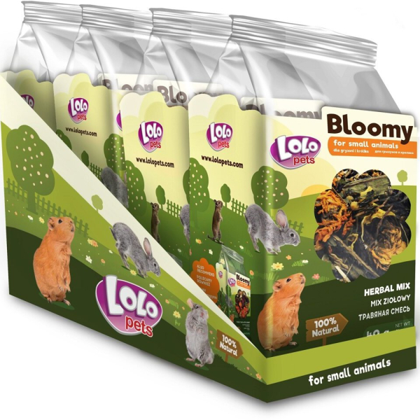 LOLOPets VITA HERBAL bylinkový mix pro hlodavce 40 g