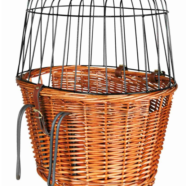 Přepravní koš na kolo s drátěnou kabinou 44x48x33cm, bez polštáře (max. 5 kg)